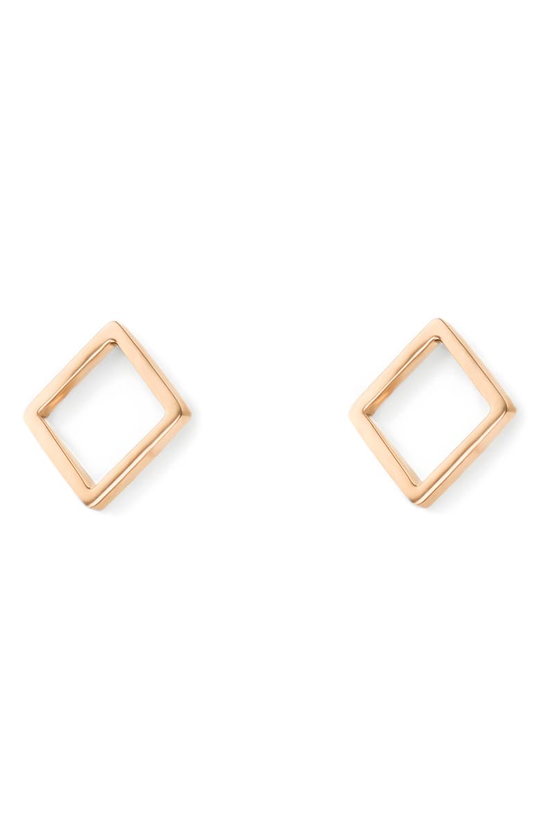 Leslie Paige The Puzzle Stud Earrings, Main, color, 14K Yellow Gold