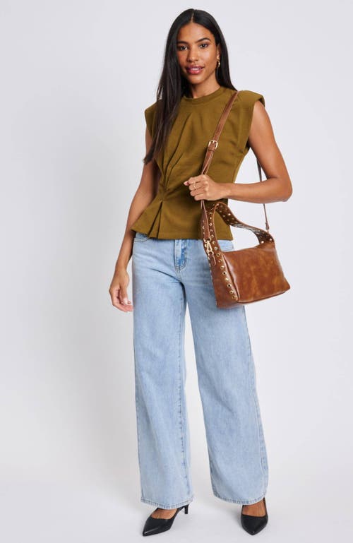 Moda Luxe Jane Clutch In Cognac