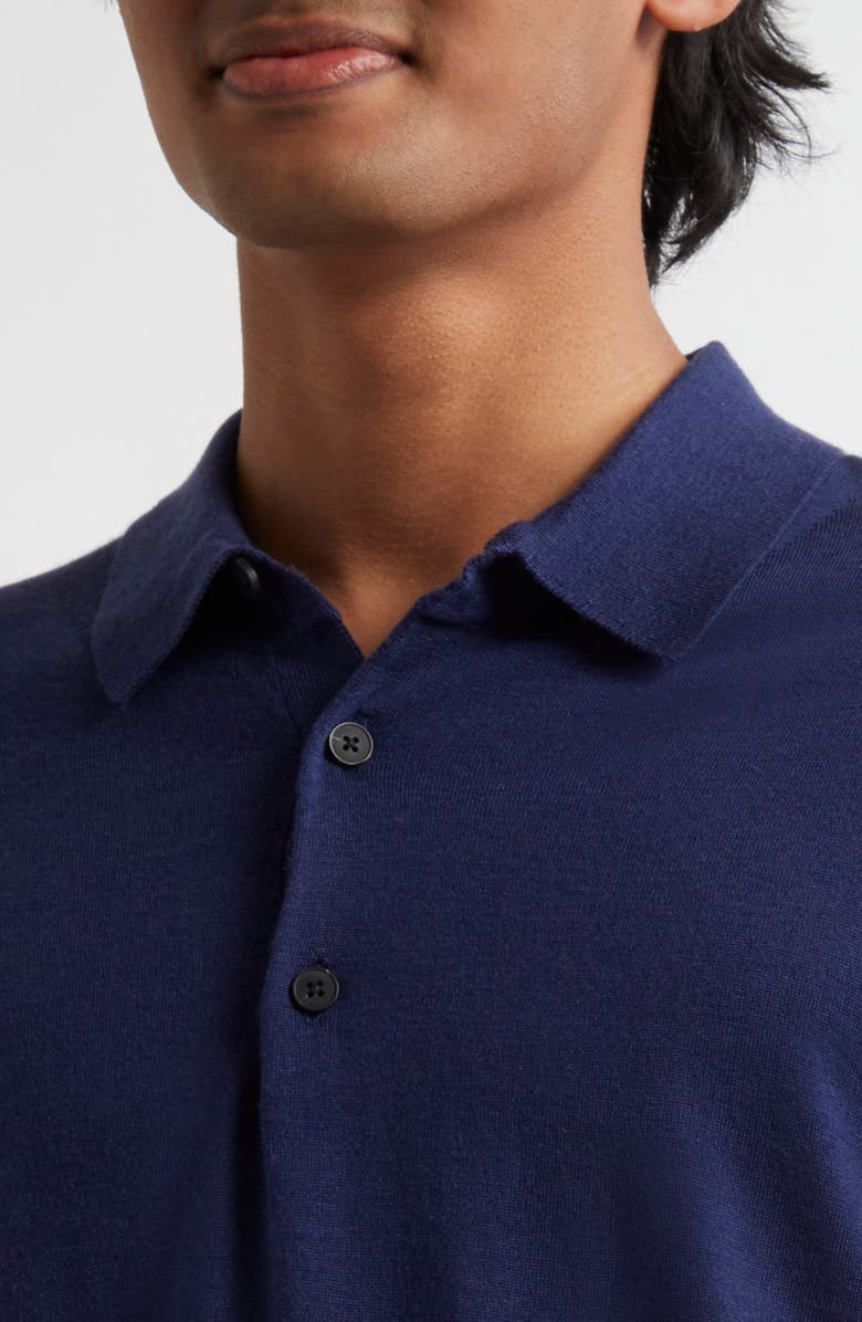 John Elliott Wool & Cashmere Polo Sweater, Alternate, color, 