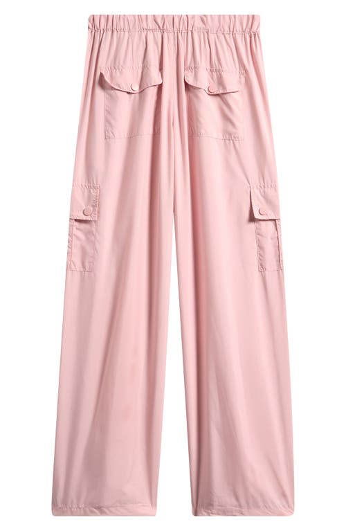Tractr Kids' Parachute Pants In Pink