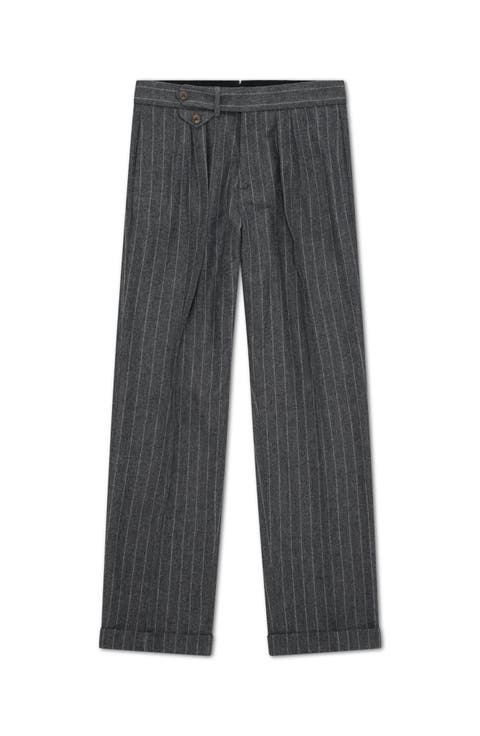 Jem Pinstripe Virgin Wool Pences Trousers