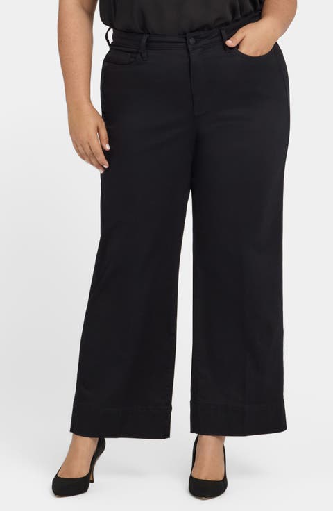 Teresa Ankle Wide Leg Jeans (Plus)