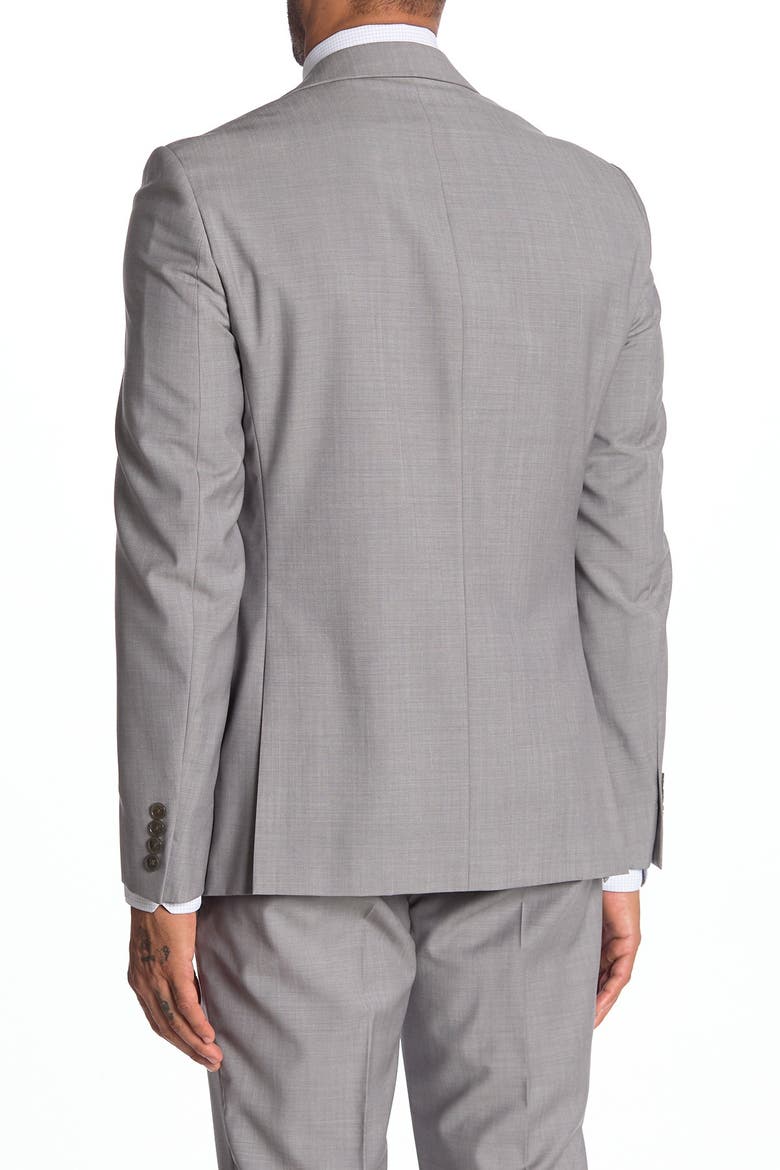 Malbin Slim Fit Notch Lapel Wool Sport Coat, Alternate, color, LIGHT GREY