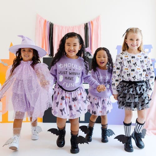 Sweet Wink Glitter Bat Halloween Bow Headband In Black