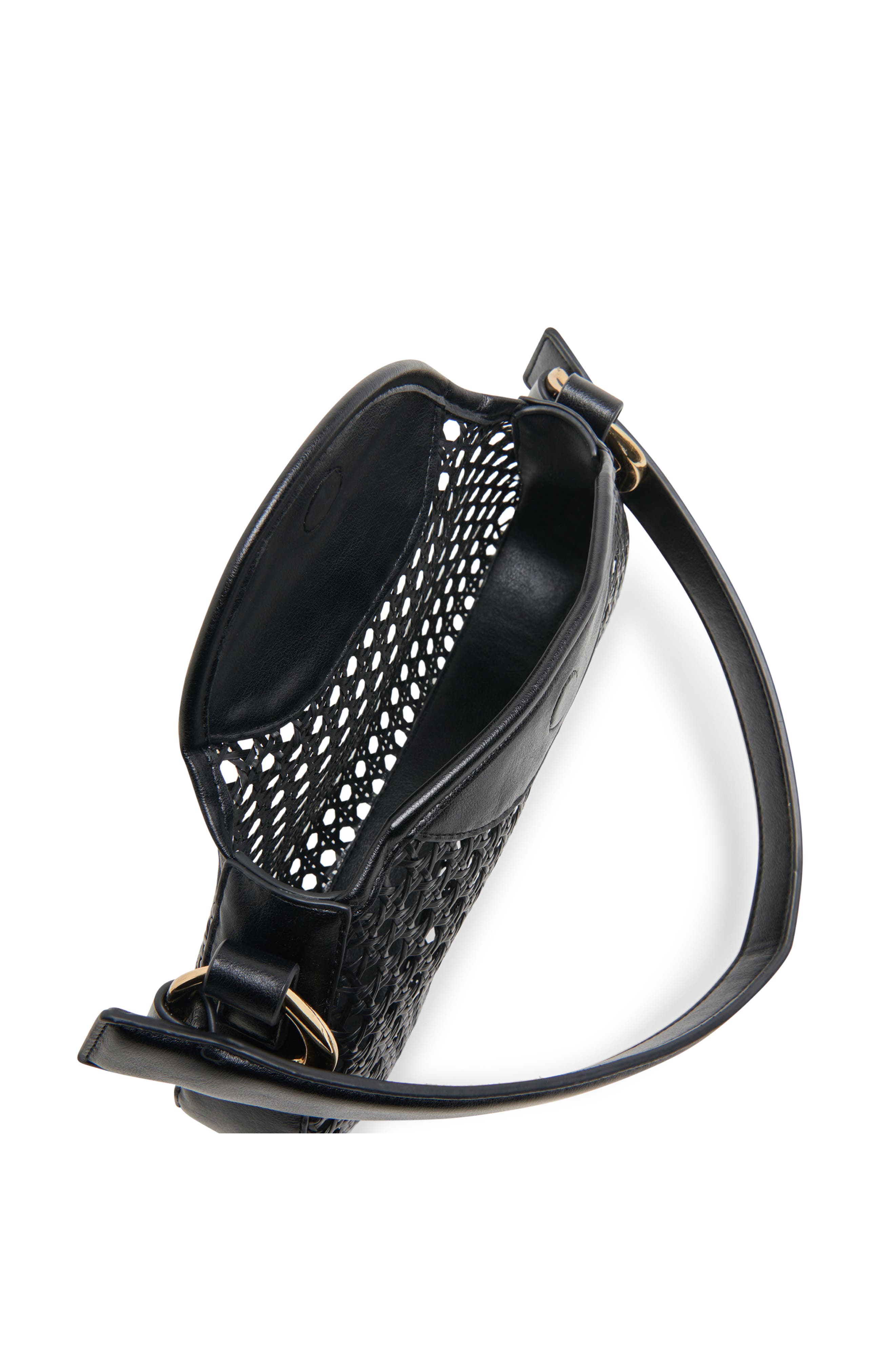 Dolce Vita Molene Faux Leather Shoulder Bag, Alternate, color, Black