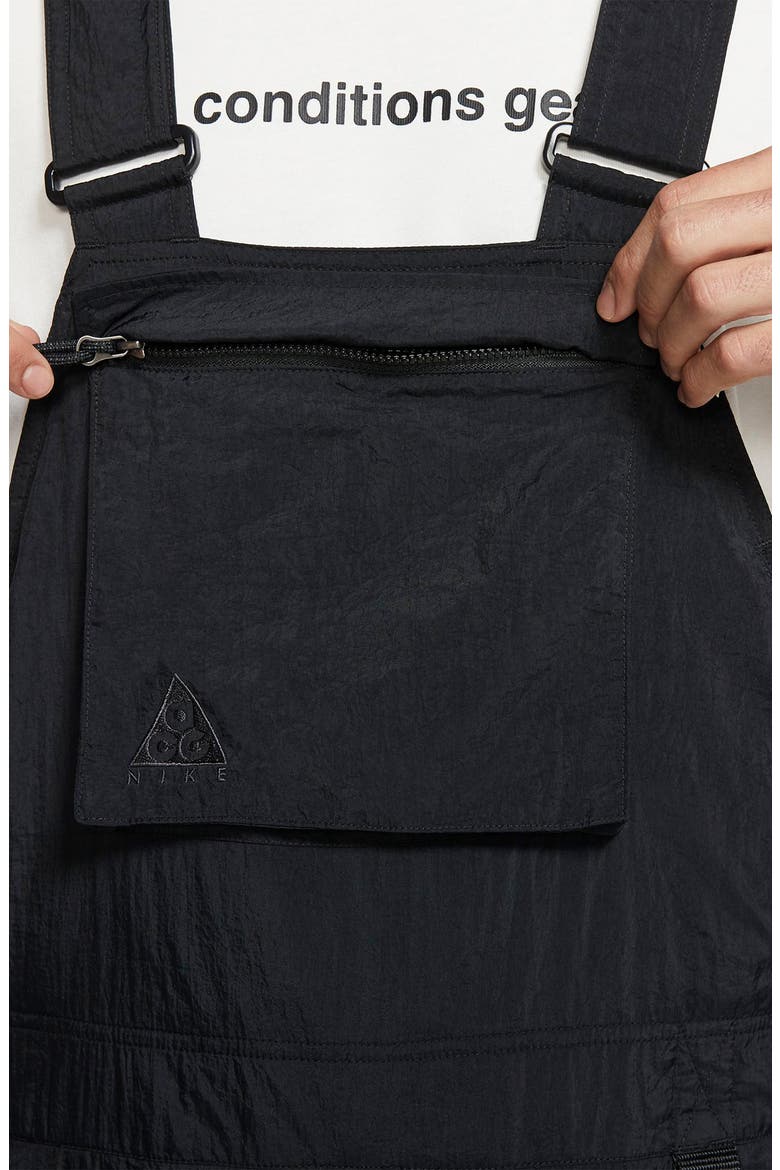 ACG Nylon Overalls, Alternate, color, BLACK