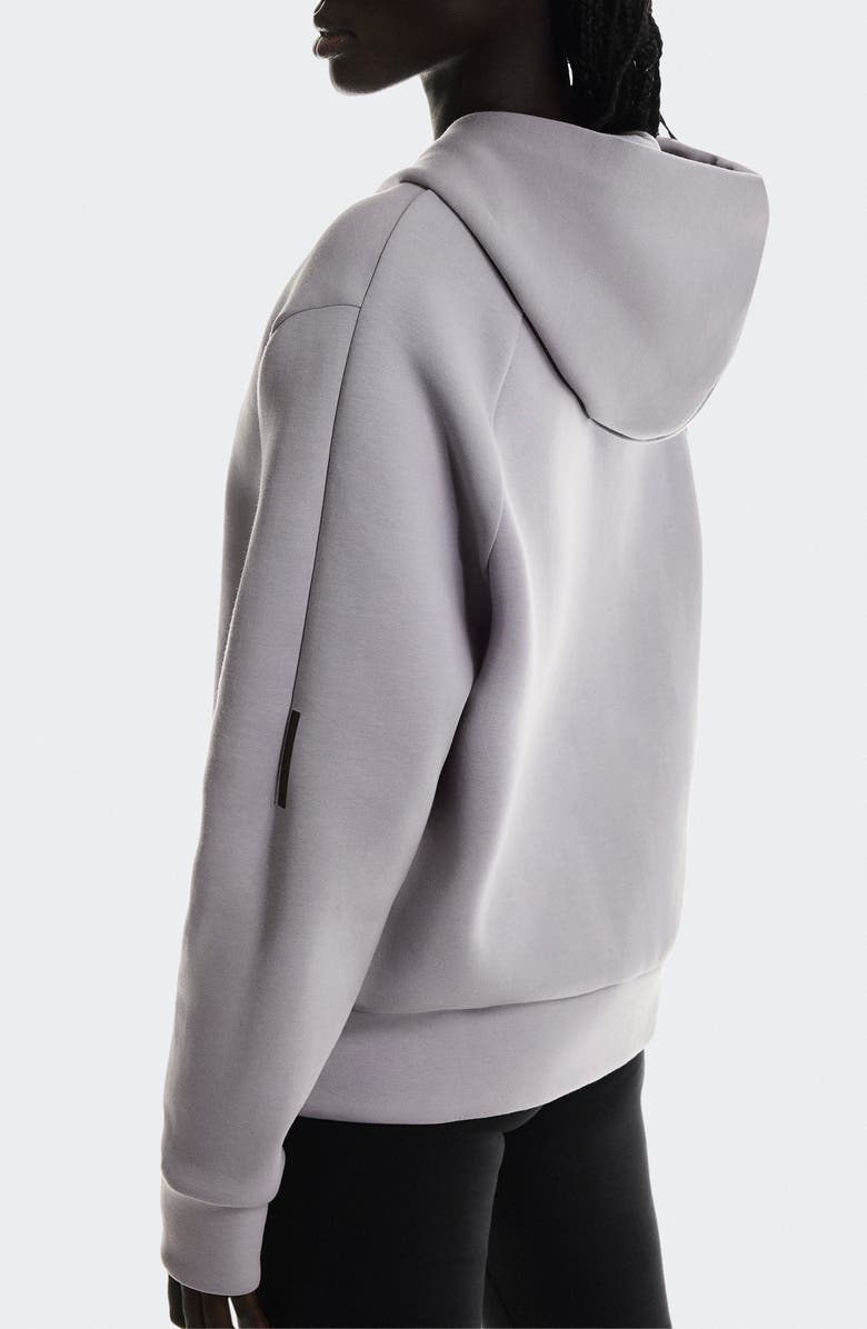 On Focus Tech Full Zip Hoodie, Alternate, color, Pale Lilac