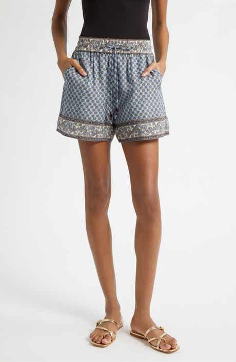 Vilvaldi Mixed Scarf Print Shorts