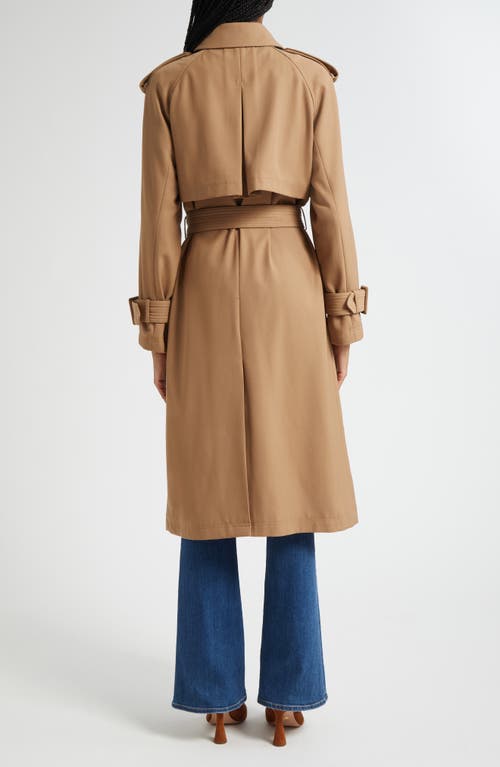 Veronica Beard Conneley Dickey Trench Coat In Blue