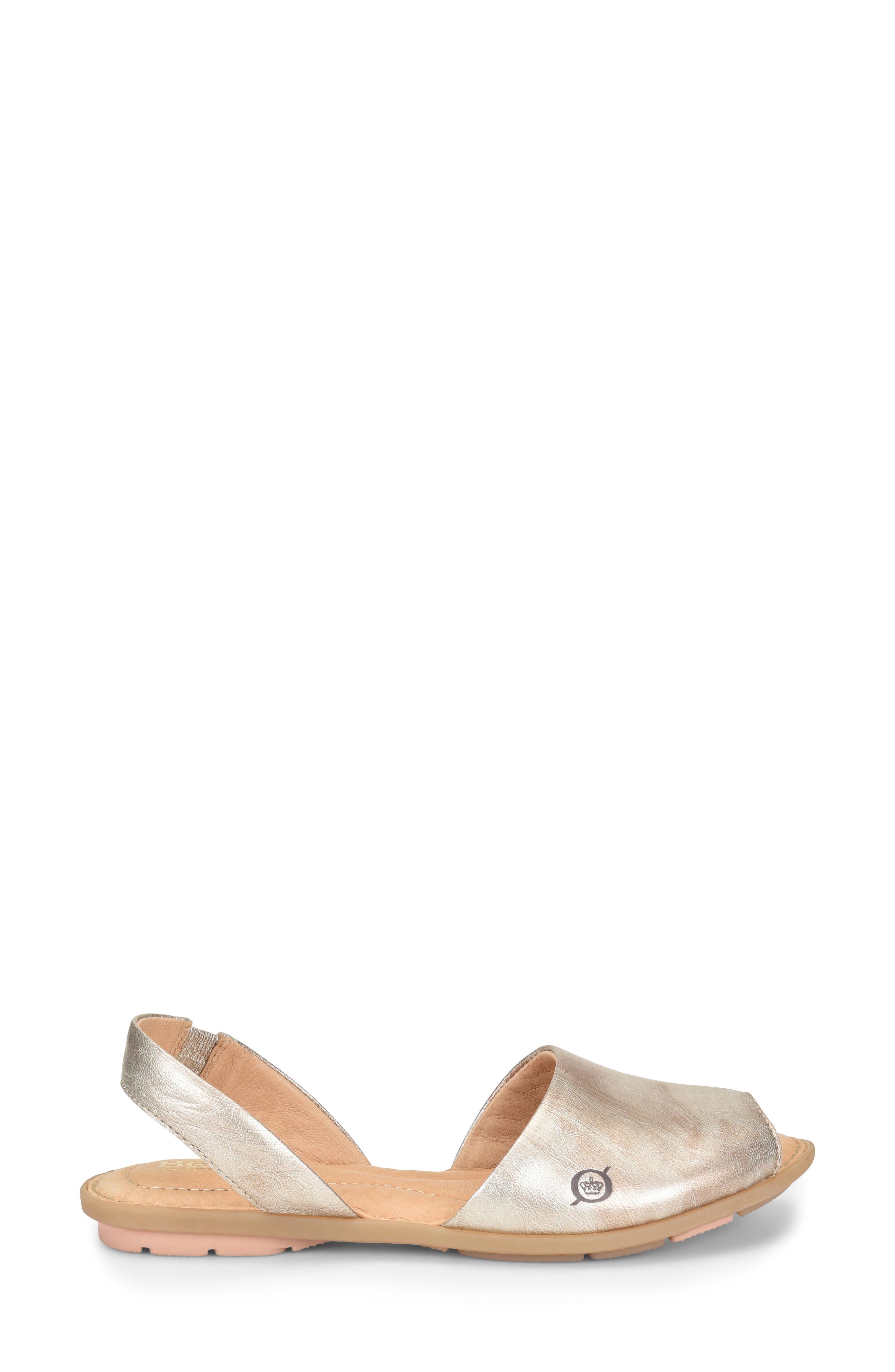 Trang Sandal, Alternate, color, LIGHT GOLD METALLIC LEATHER