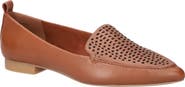 Bella Vita Alessi Perforated Pointed Toe Flat
