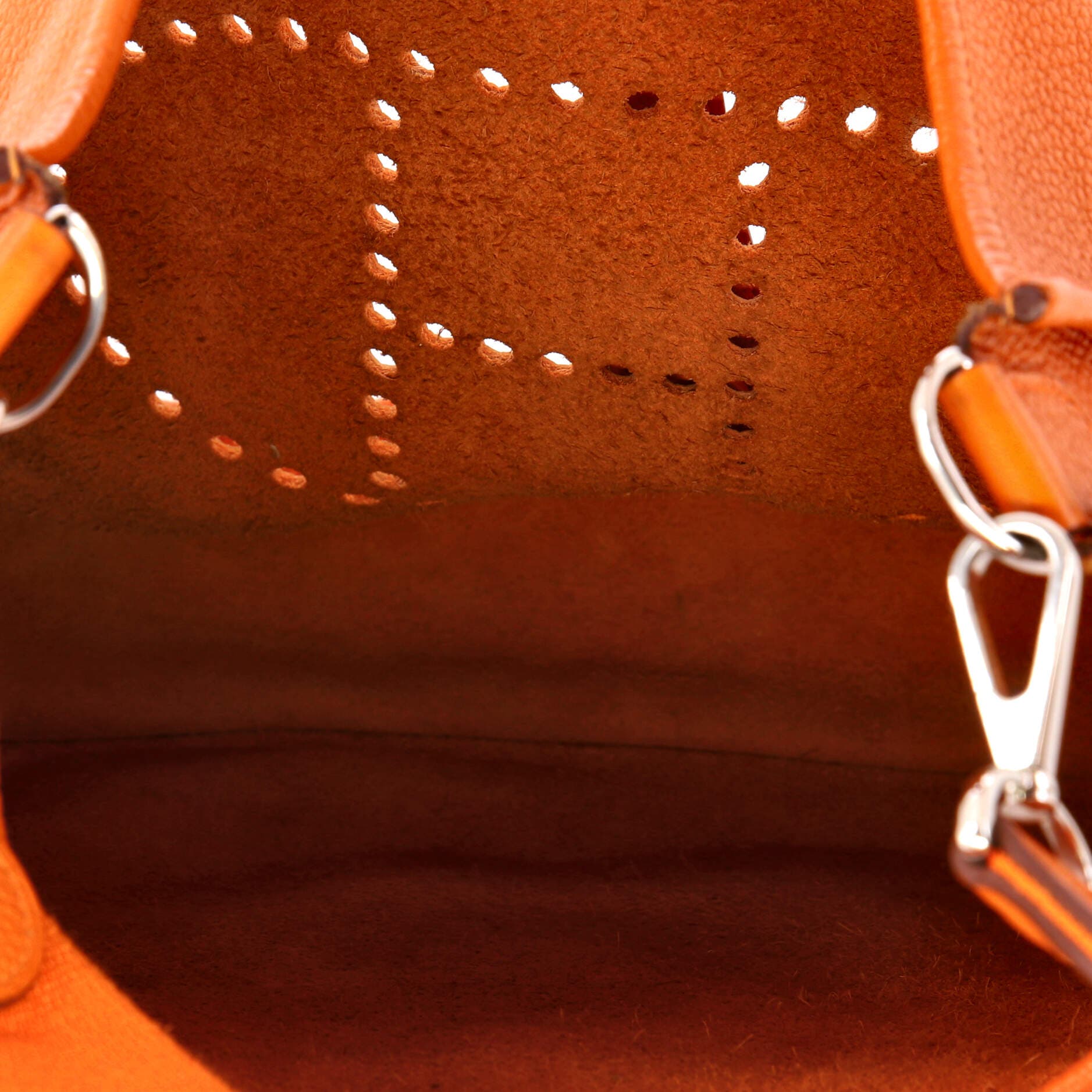 Pre-Owned Hermes Evelyne Bag Gen III Clemence PM, Alternate, color, Orange H