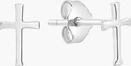 Rizen Jewelry Cross Mini Stud Earring