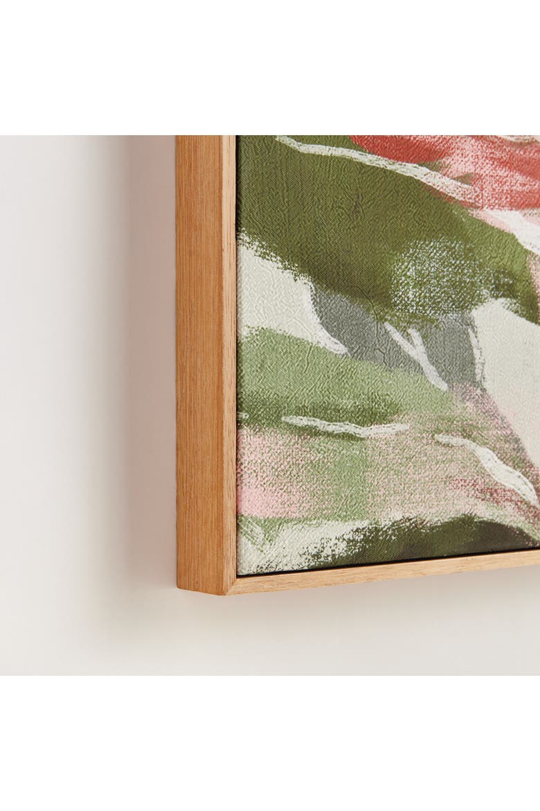 King Protea Giclee - Pink Canvas Art with Walnut Frame, Alternate, color, Pink