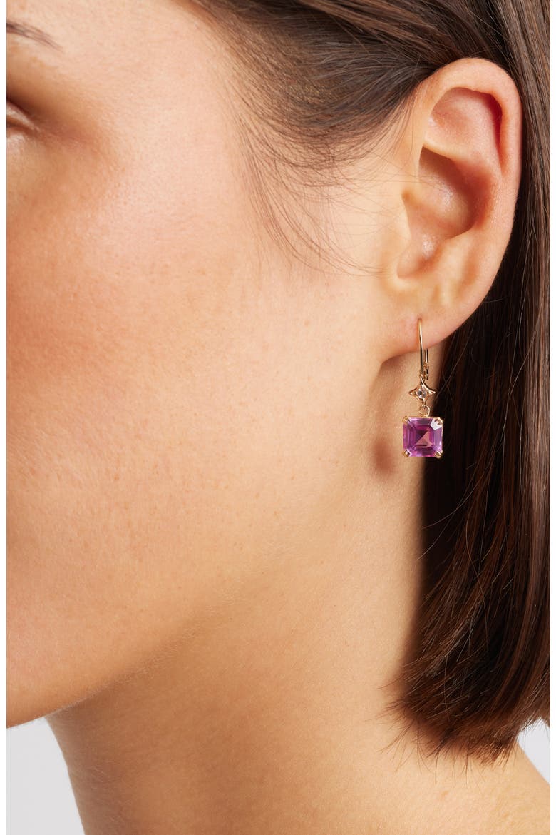 Jac + Jo Greta Drop Earrings, Alternate, color, PINK