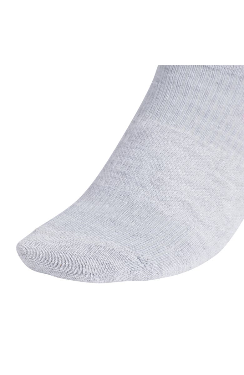 adidas Kids' Superlite 3.0 No-Show Socks, Alternate, color, White/ Aqua/ Pink