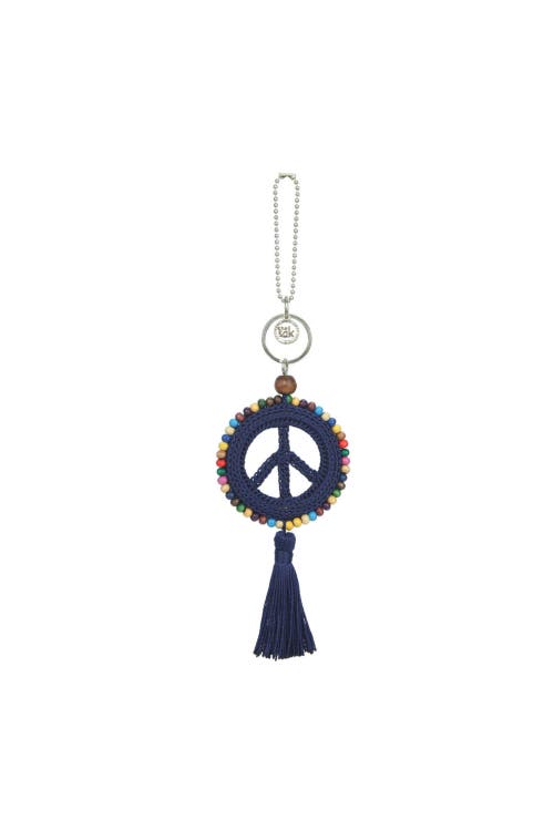 The Sak Yarnicharmz Crochet Peace Dangle