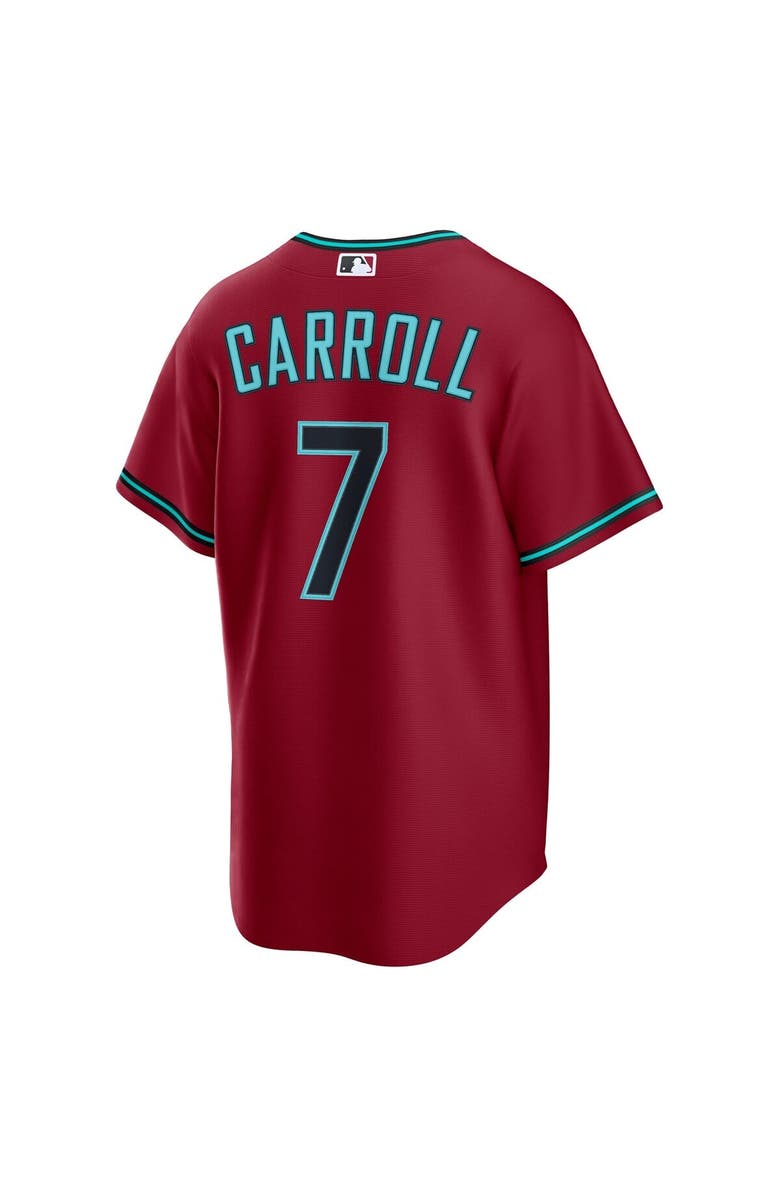 Nike Men's Nike Corbin Carroll Red Arizona Diamondbacks Alternate 2 Replica Jersey, Alternate, color, Red
