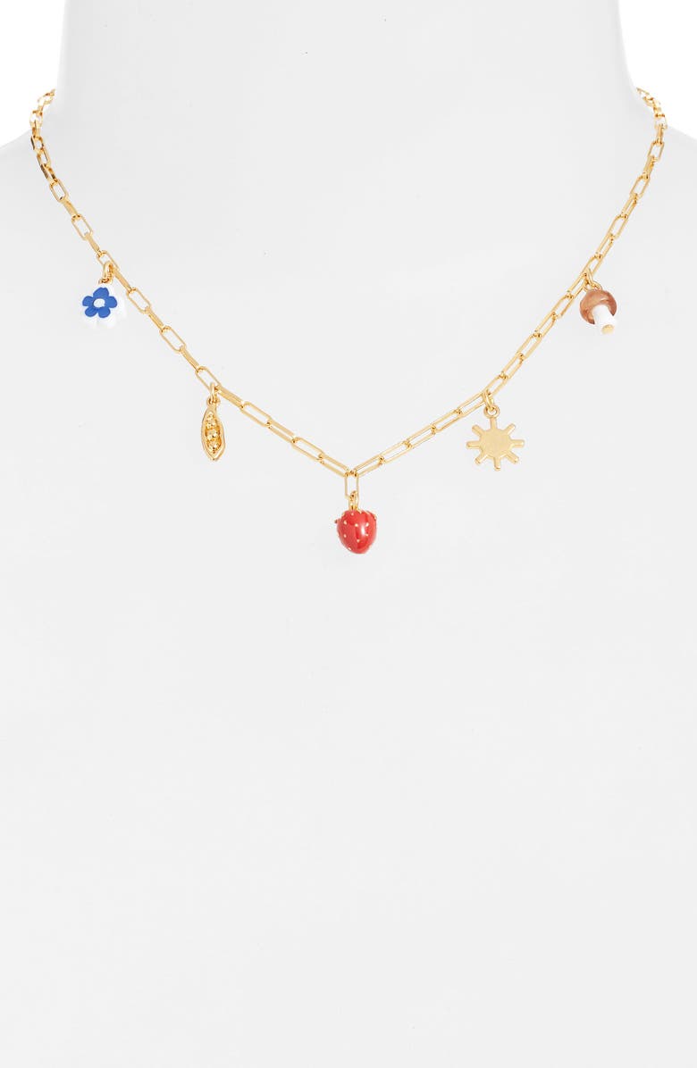 Madewell Farmer's Market Charm Necklace, Alternate, color, 