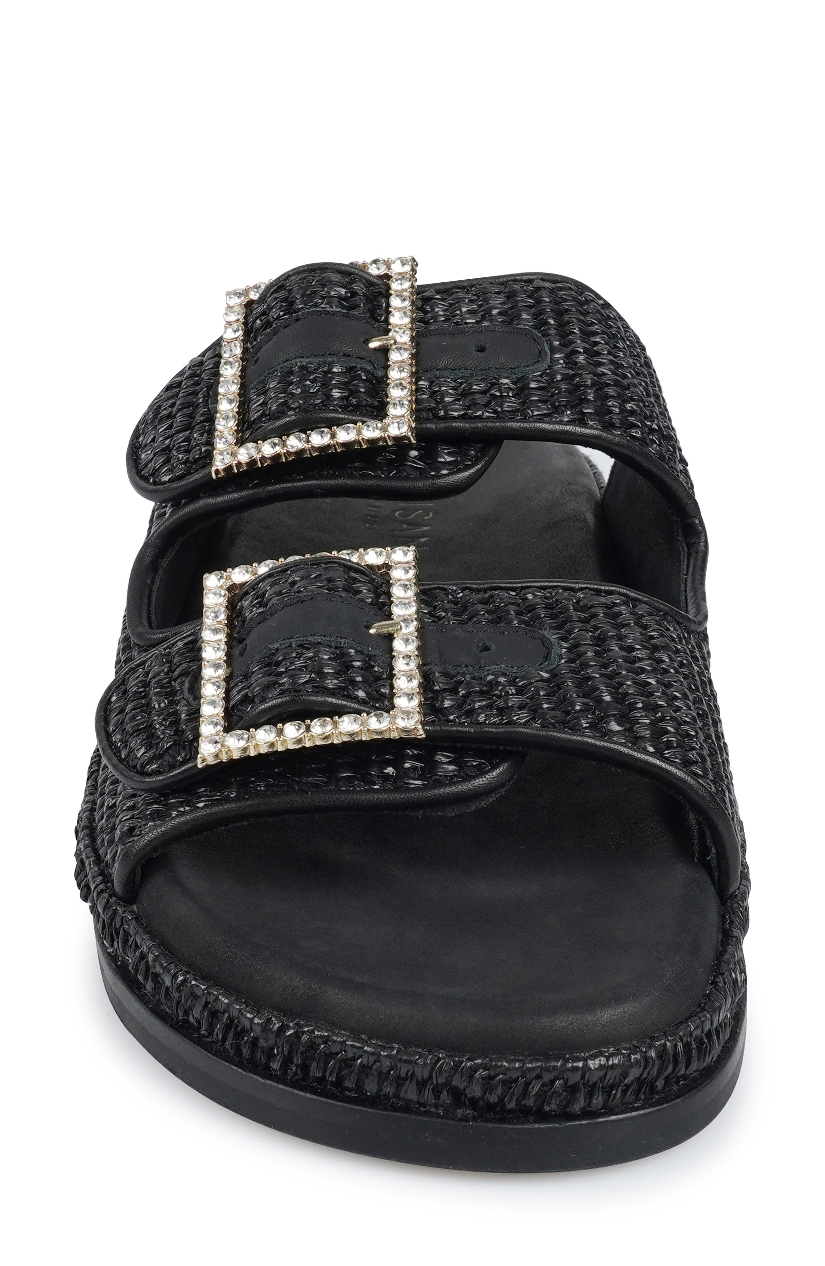 ZIGI ARTISAN Reedie Two-Strap Sandal, Alternate, color, Black