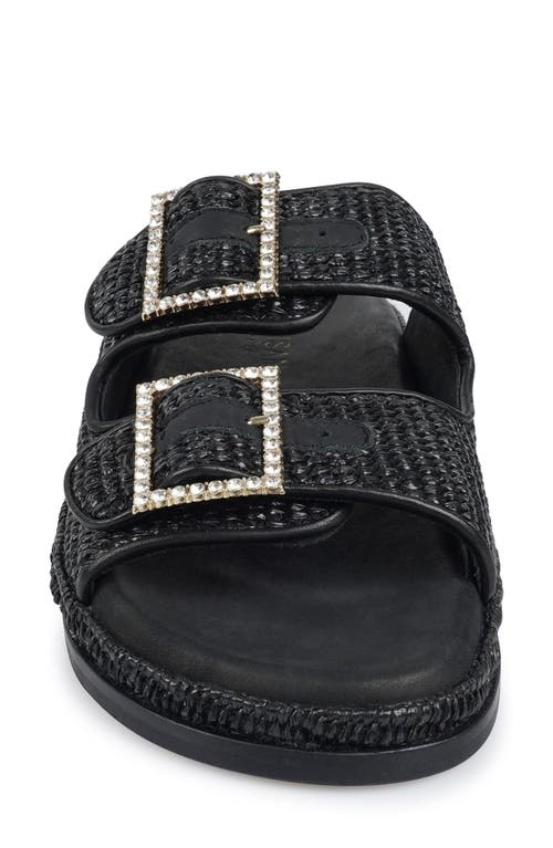 Zigi Artisan Reedie Two-strap Sandal In Black
