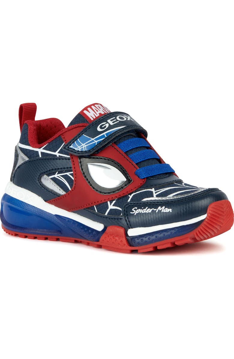 Geox x Marvel Bayonyc Light-Up Sneaker, Main, color,