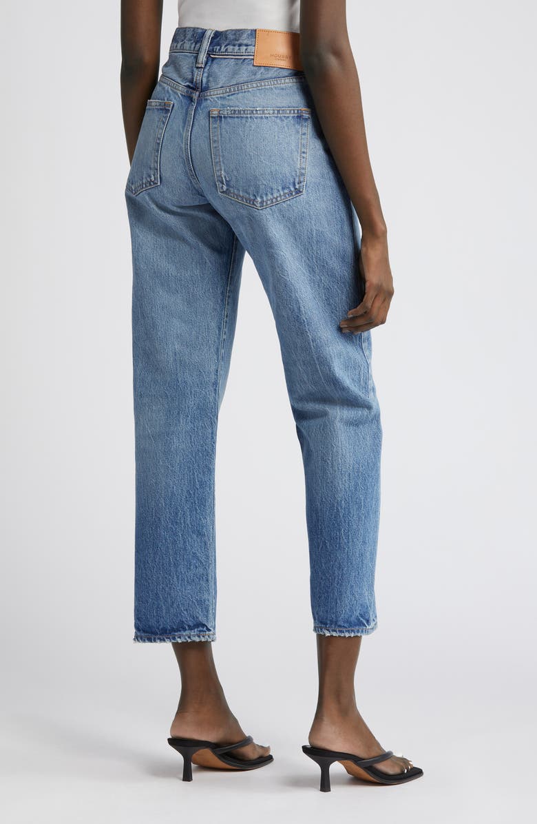 MOUSSY VINTAGE Maplecrest Crop Straight Leg Jeans, Alternate, color, Blue