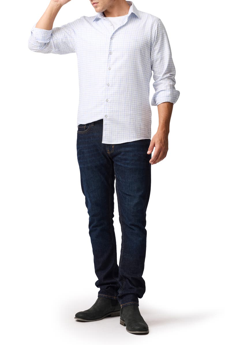 Rodd & Gunn Mount Victor Check Cotton & Linen Button-Up Shirt, Alternate, color,