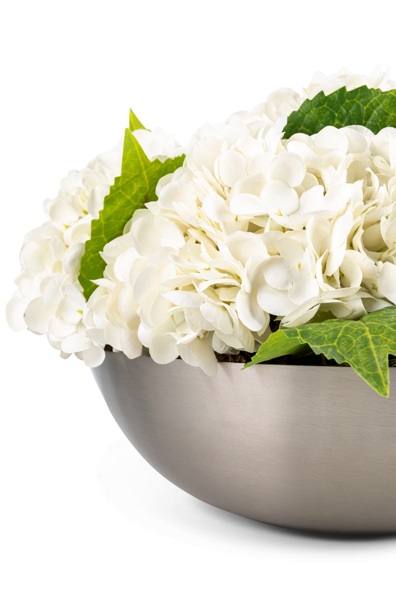 CocoBella Stella RealTouch Hydrangea Arrangement, Alternate, color, Snow