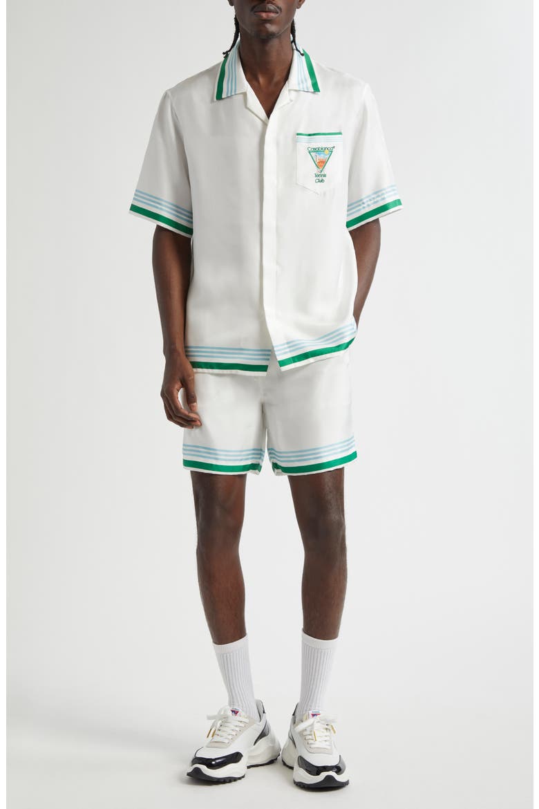 Metaphysical Tennis Icon Silk Camp Shirt, Alternate, color, METAPHYSICAL TENNIS ICON