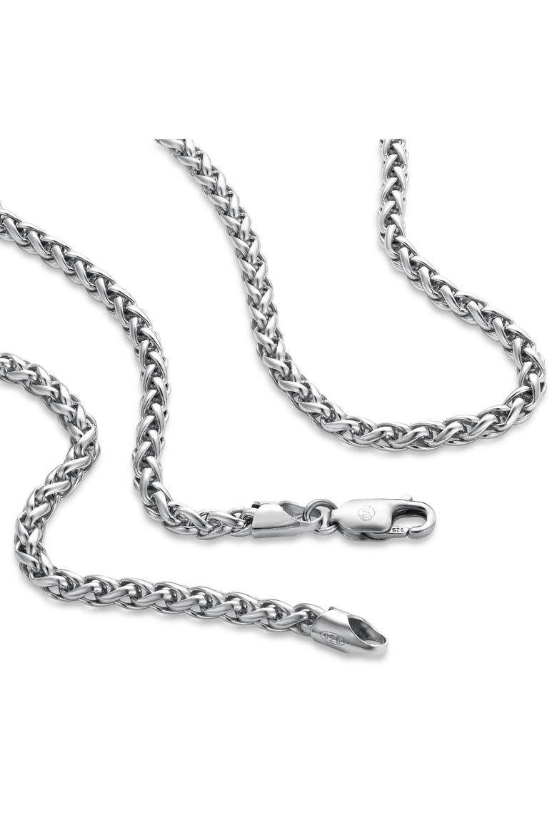 Kenshin Bold Palmier Chain Necklace 925 Silver, Alternate, color, Sterling Silver