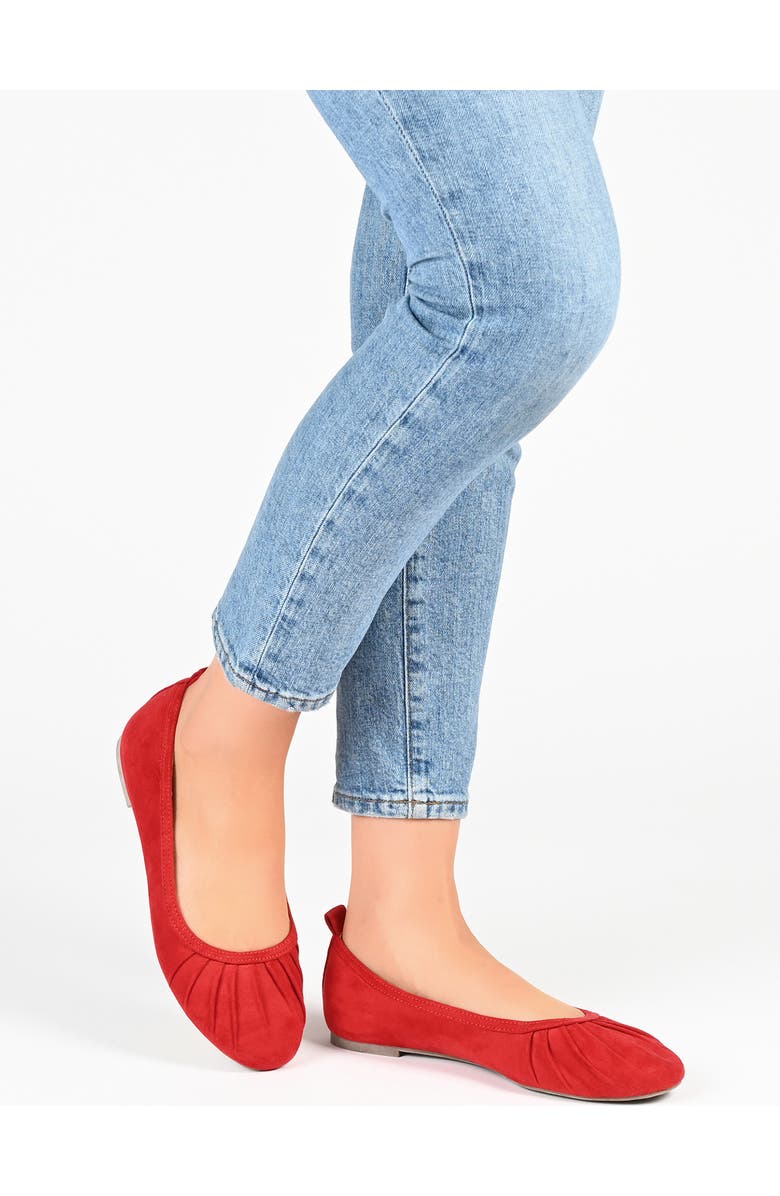 Journee Collection Tannya Flat, Alternate, color, Grey