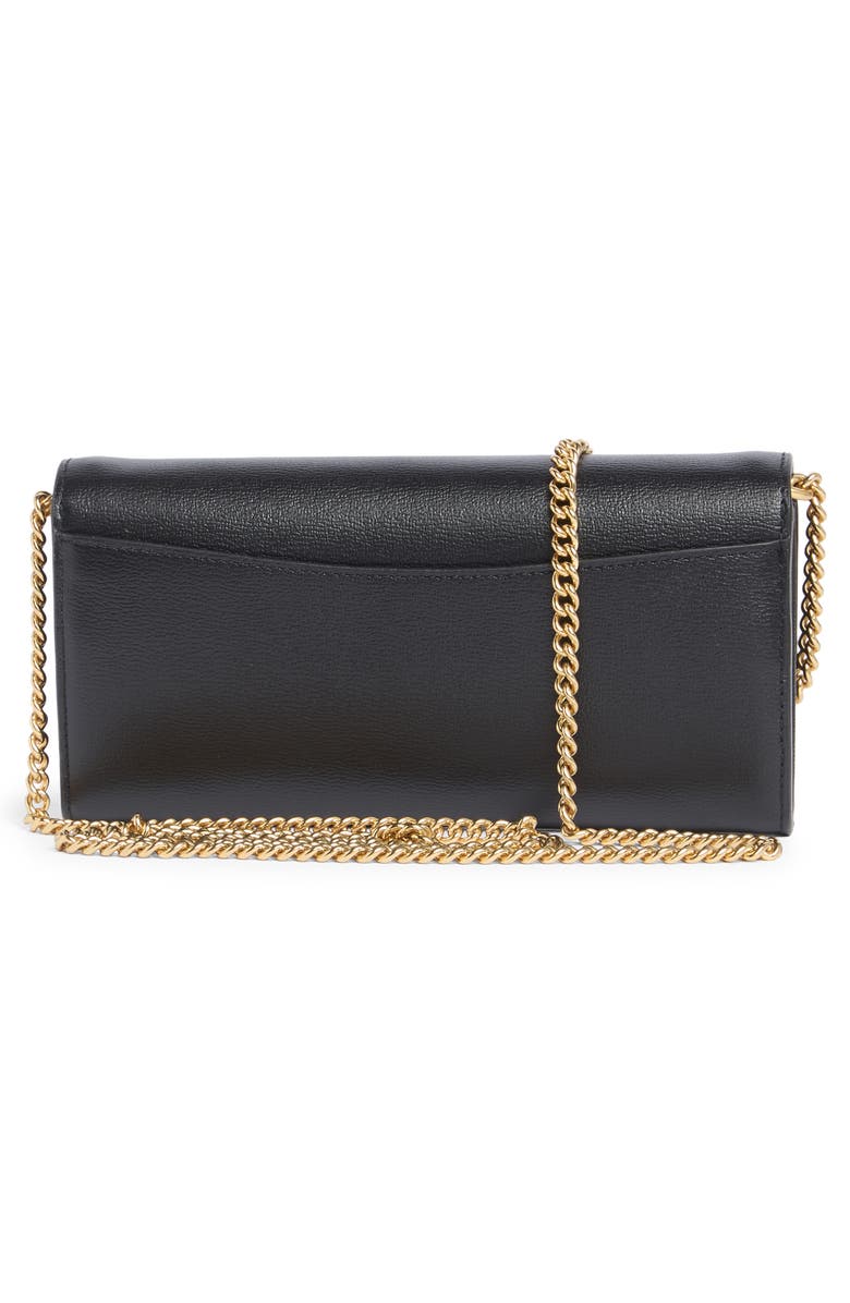 Kate Spade New York katy flap continental wallet crossbody bag, Alternate, color, Black