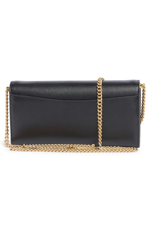 Kate Spade New York Katy Flap Continental Wallet Crossbody Bag In Black