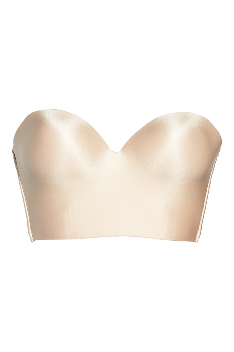 Essentials Convertible Underwire Longline Push-Up Bra, Alternate, color, BARE