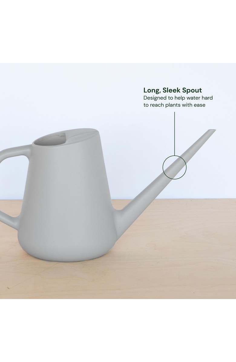 Bloem Translucent Watering Can 1 Gallon, Fern Grey, Alternate, color, Gray