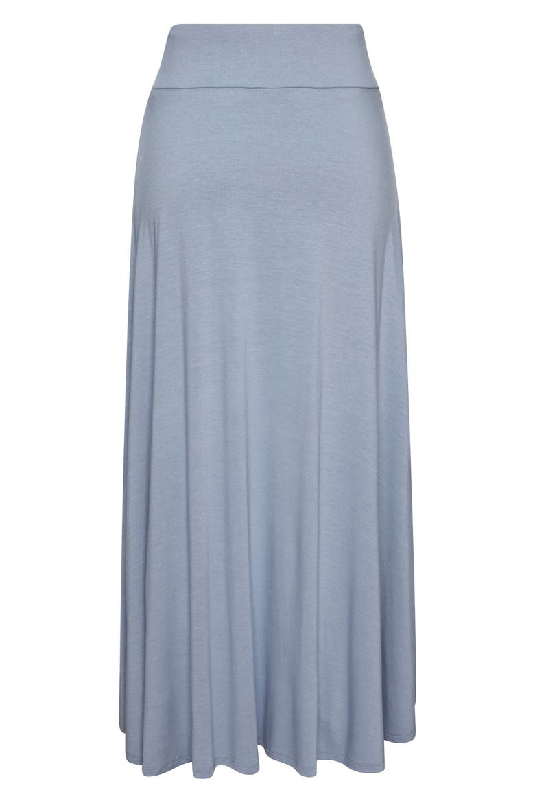Asymmetrical Maxi Skort, Alternate, color, Smokey Blue