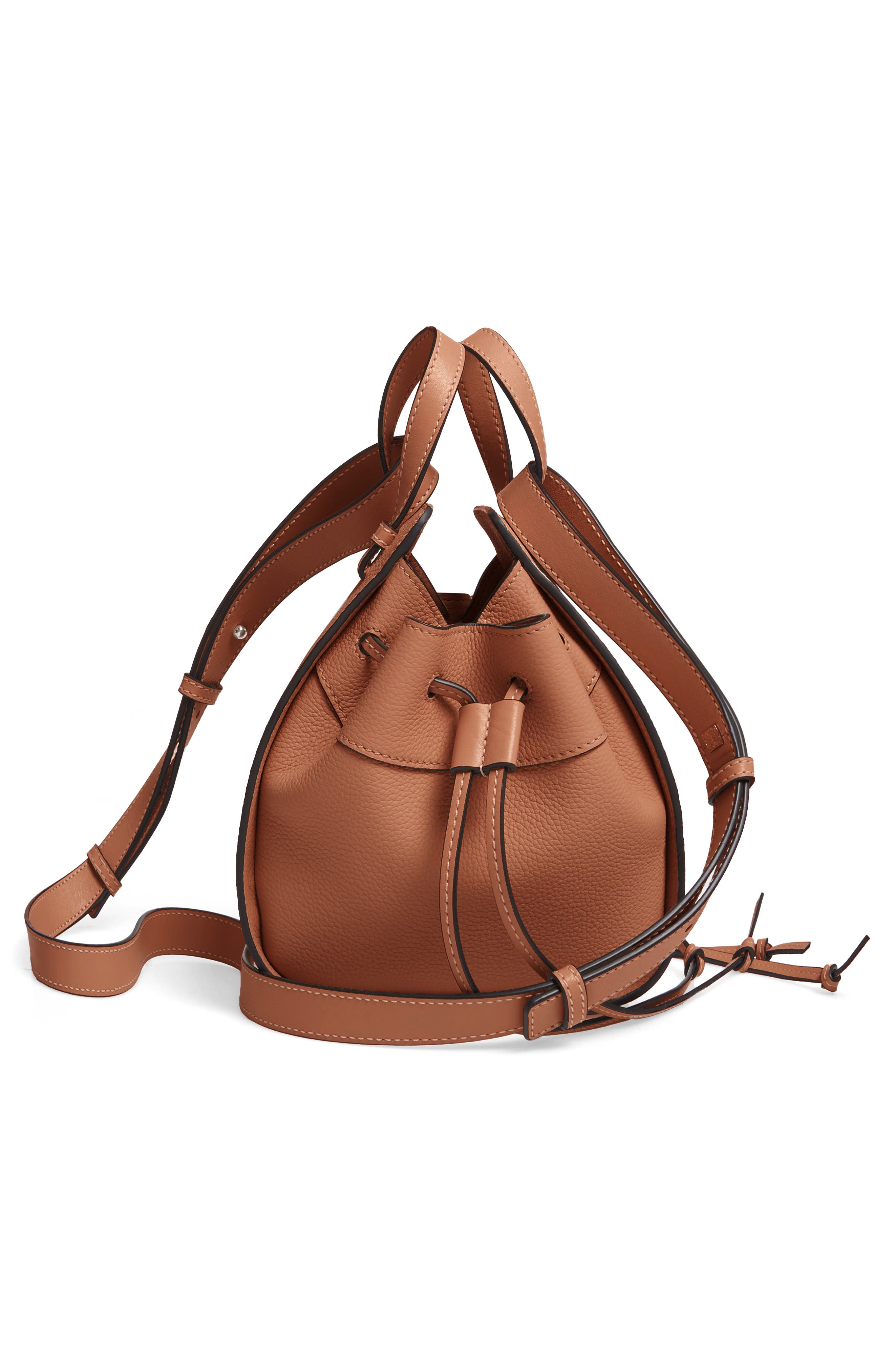 Loewe Mini Hammock Calfskin Leather Hobo Bag, Alternate, color, 