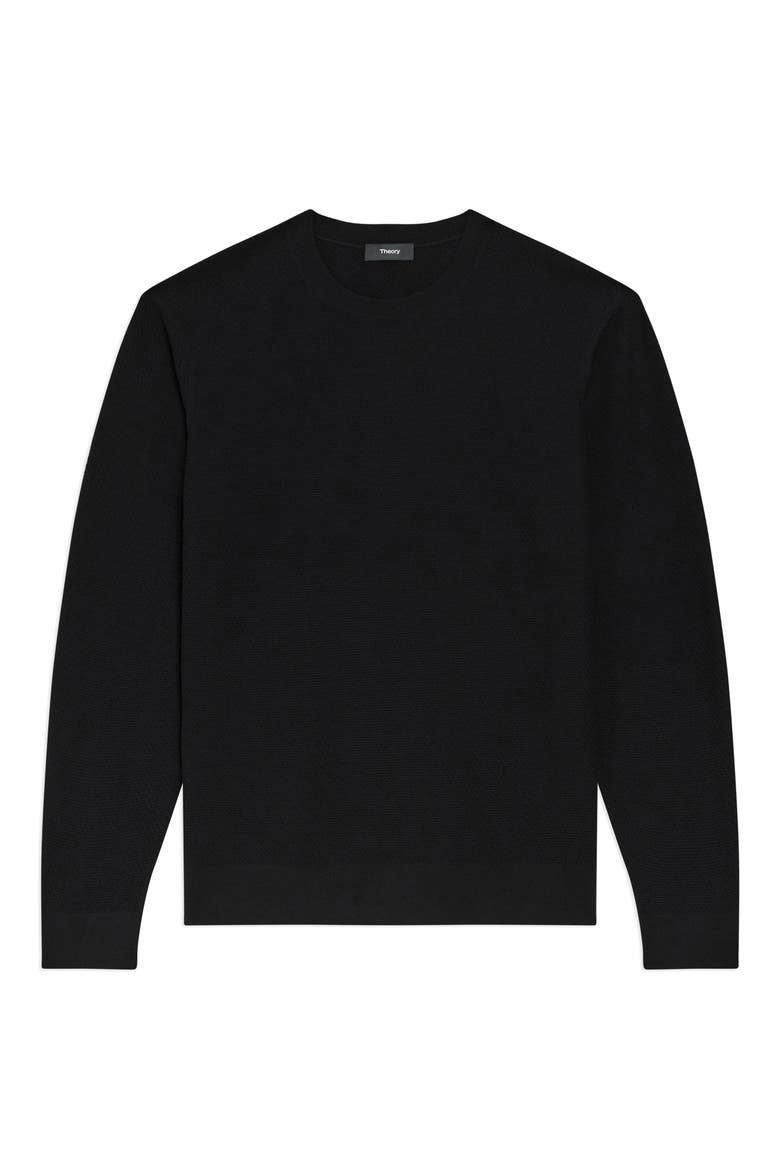 Riland Crewneck Sweater, Alternate, color, BLACK