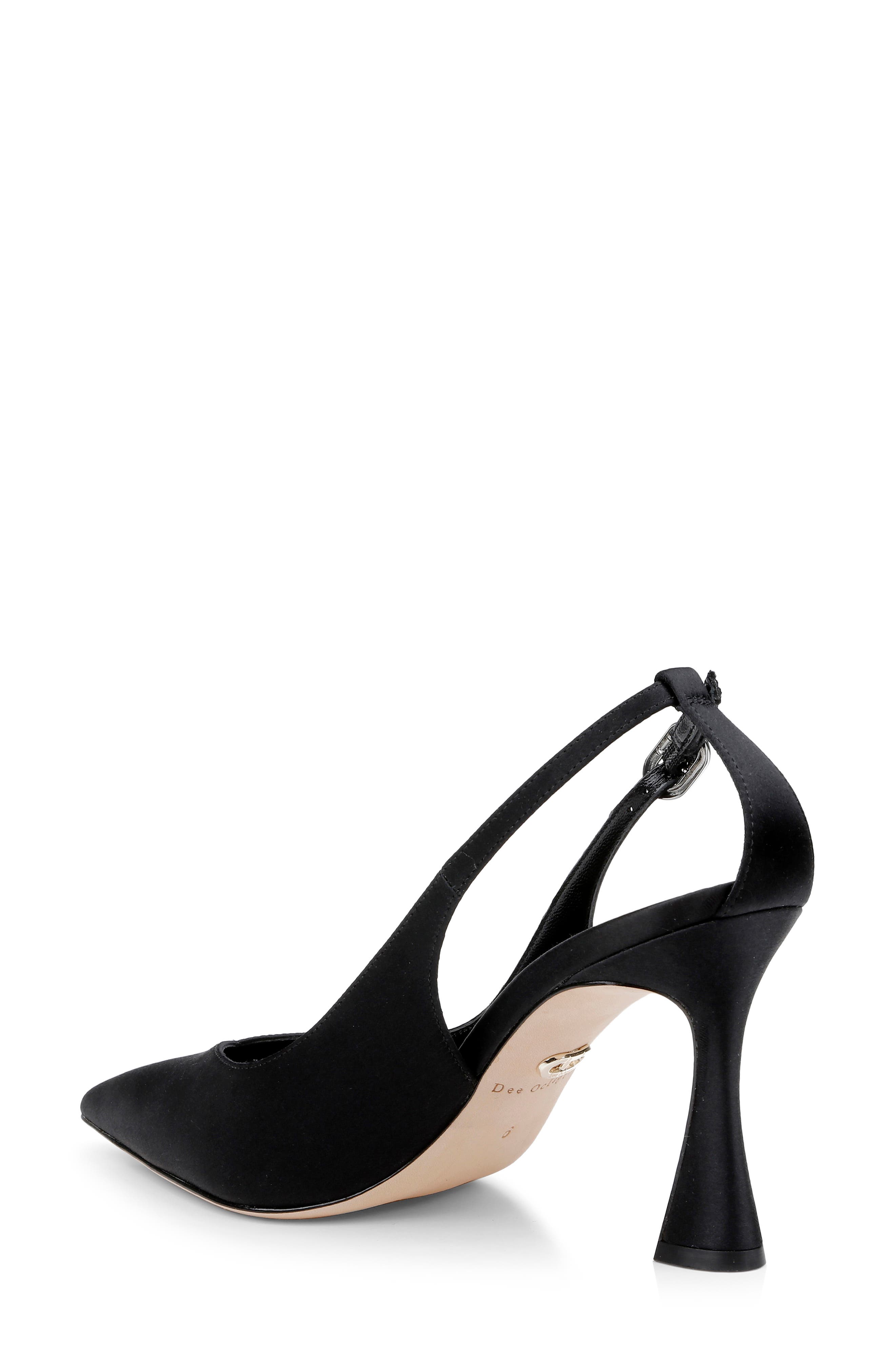 Austin Pointed Toe Pump, Alternate, color, BLACK SATIN
