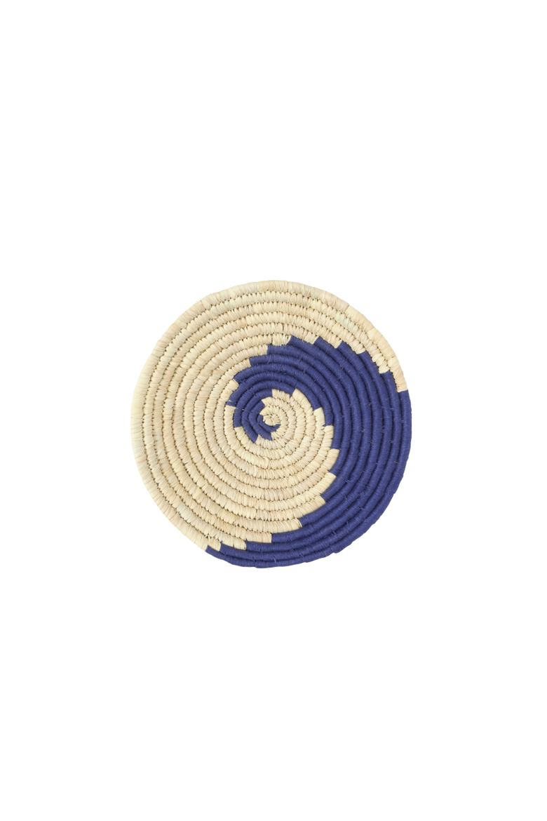 Wall Basket Blue Swirl, Main, color, Large