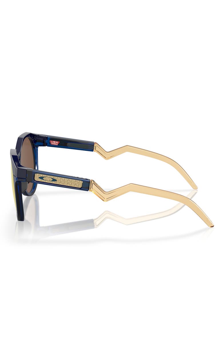 Oakley HSTN 52mm Prizm<sup>™</sup> Gradient Polarized Round Sunglasses, Alternate, color, Navy