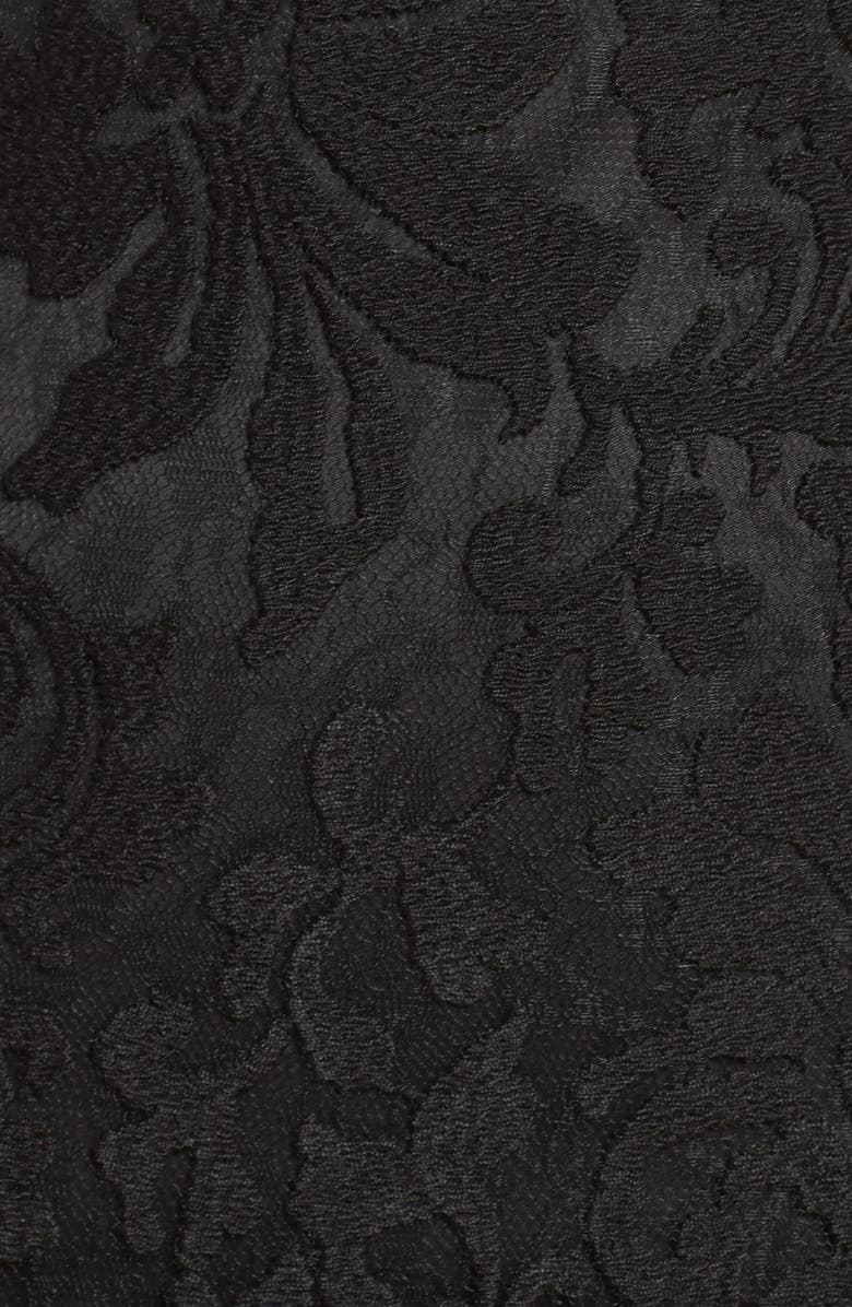 Tadashi Shoji Embroidered Lace Sheath Dress, Alternate, color, Black