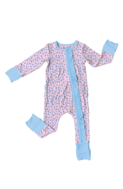 Lillian Leopard Ruffle Convertible Footie