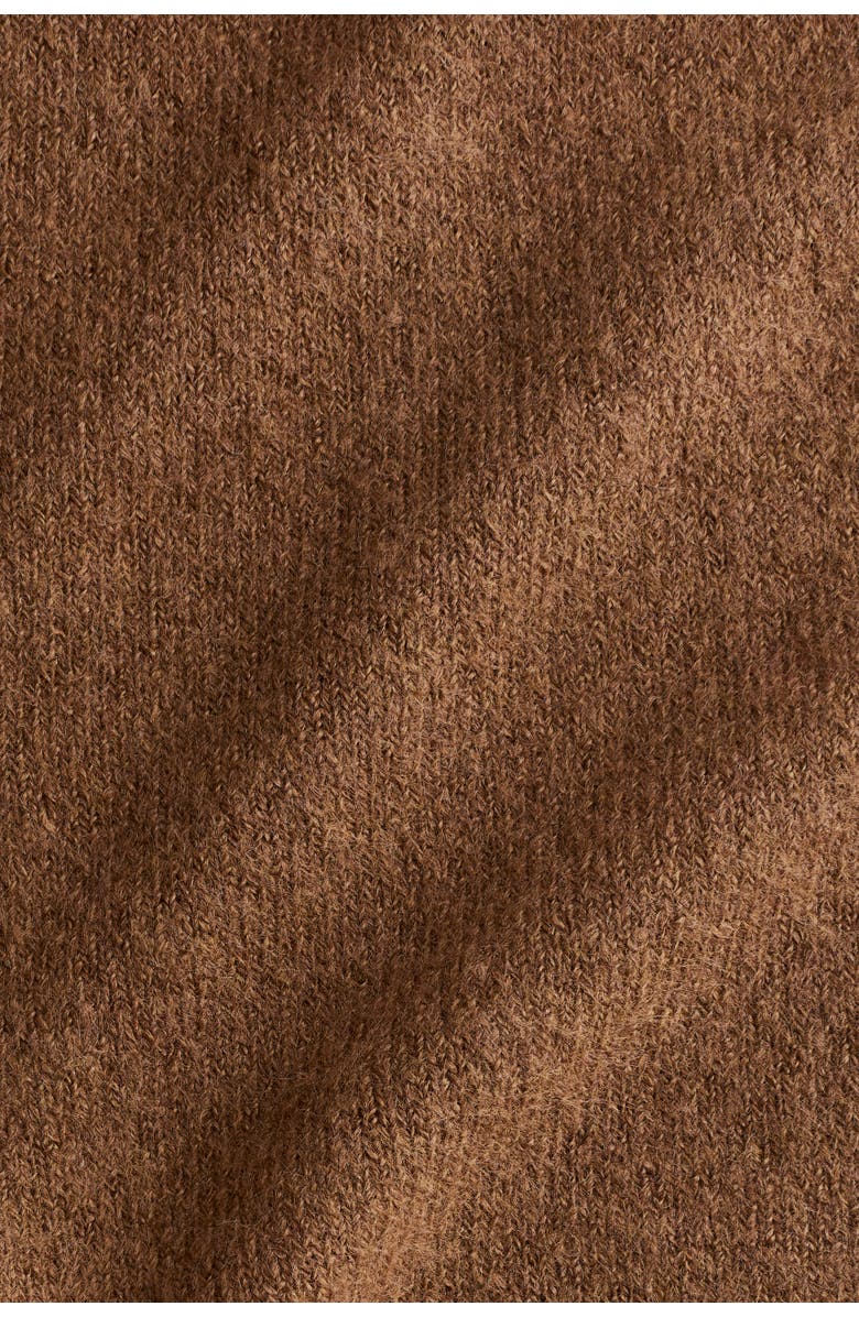 H&M Long Cardigan, Alternate, color, Brown