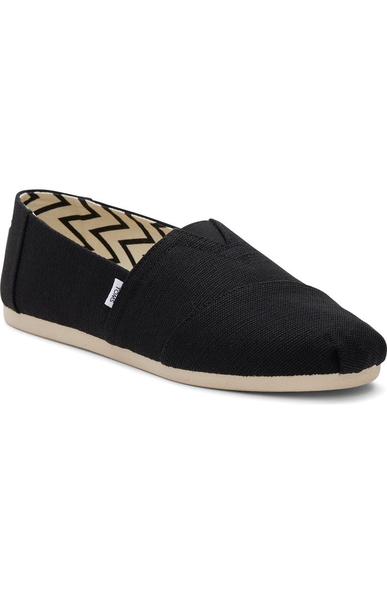 TOMS Alpargata 3.0 Slip-On Sneaker, Main, color, Black/ Tan