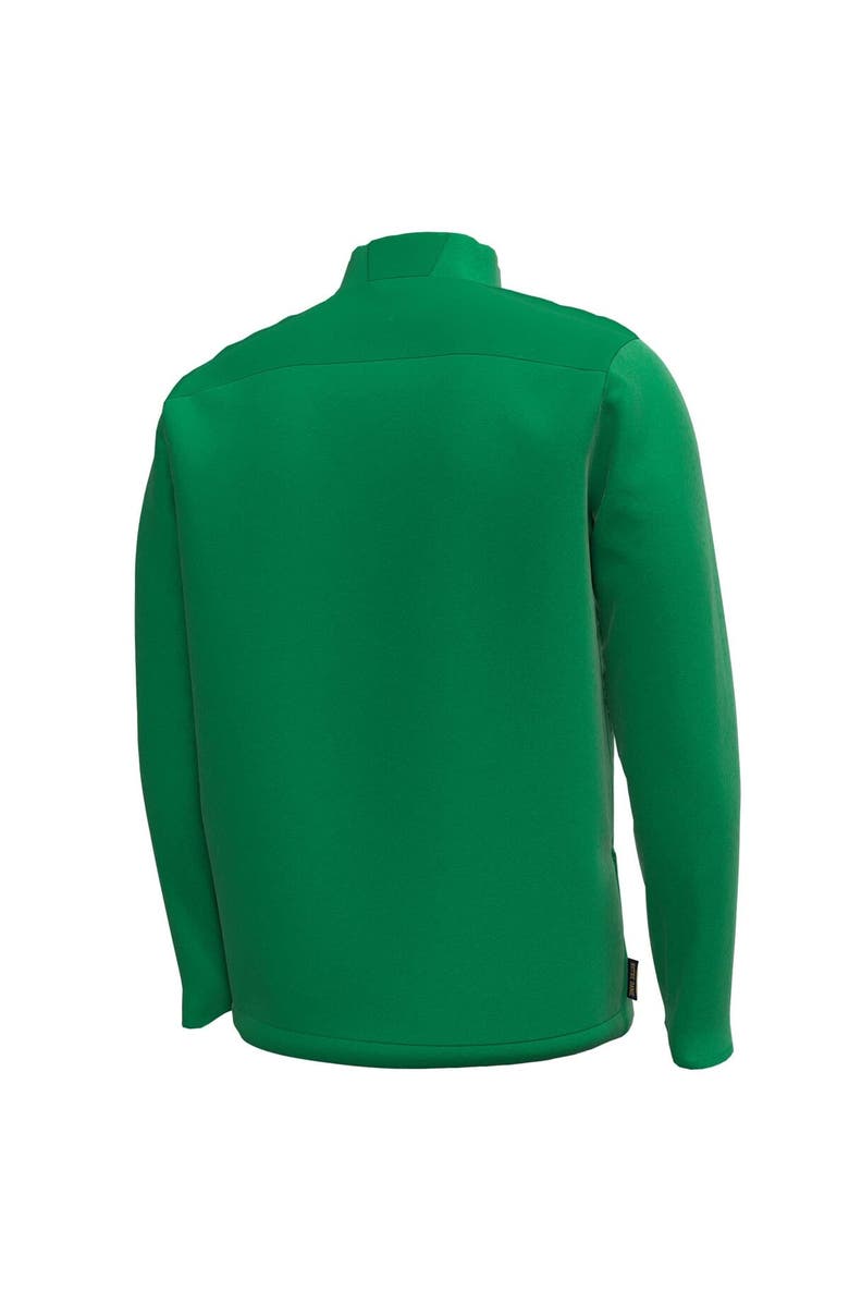 Under Armour Men's Under Armour Kelly Green Notre Dame Fighting Irish Motivate Quarter-Zip Performance Jacket, Alternate, color,