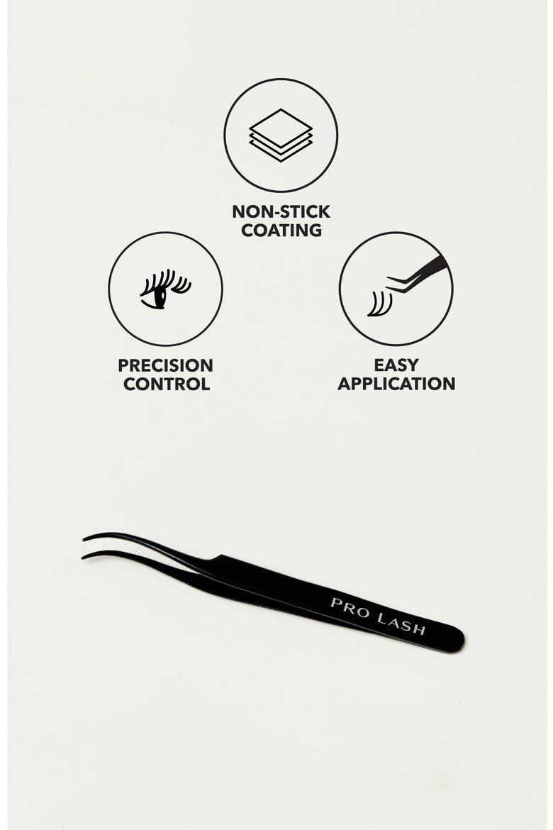 Pro Tweezers, Alternate, color, BLACK