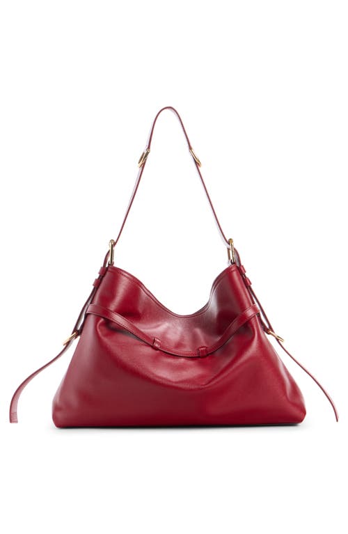 Givenchy Medium Voyou Leather Shoulder Bag In Red