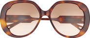 Chloé 56mm Round Sunglasses